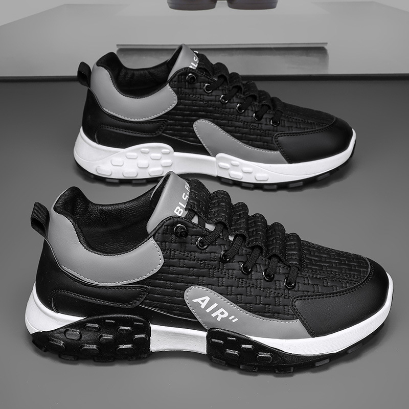 Chaussures pour hommes confortables et neuves, chaussures de sport à semelle épaisse tout-en-un, décontractées pour hommes_voghion.com