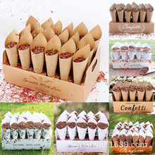 跨境手提袋糖果盒钞票卡钱架糖果袋婚礼纸锥盒派对场地布置道具