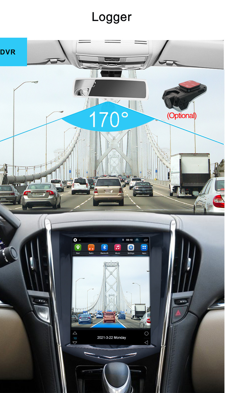 Suitable for 09-14 Old Toyota Highlander Highlander Android Large Screen Vertical Screen Dedicated Navigation All-In-One Machine