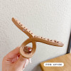 Big advanced crab pin, brand hairgrip, hairpins, acrylic hair accessory, shark, high-quality style, South Korea, wholesale