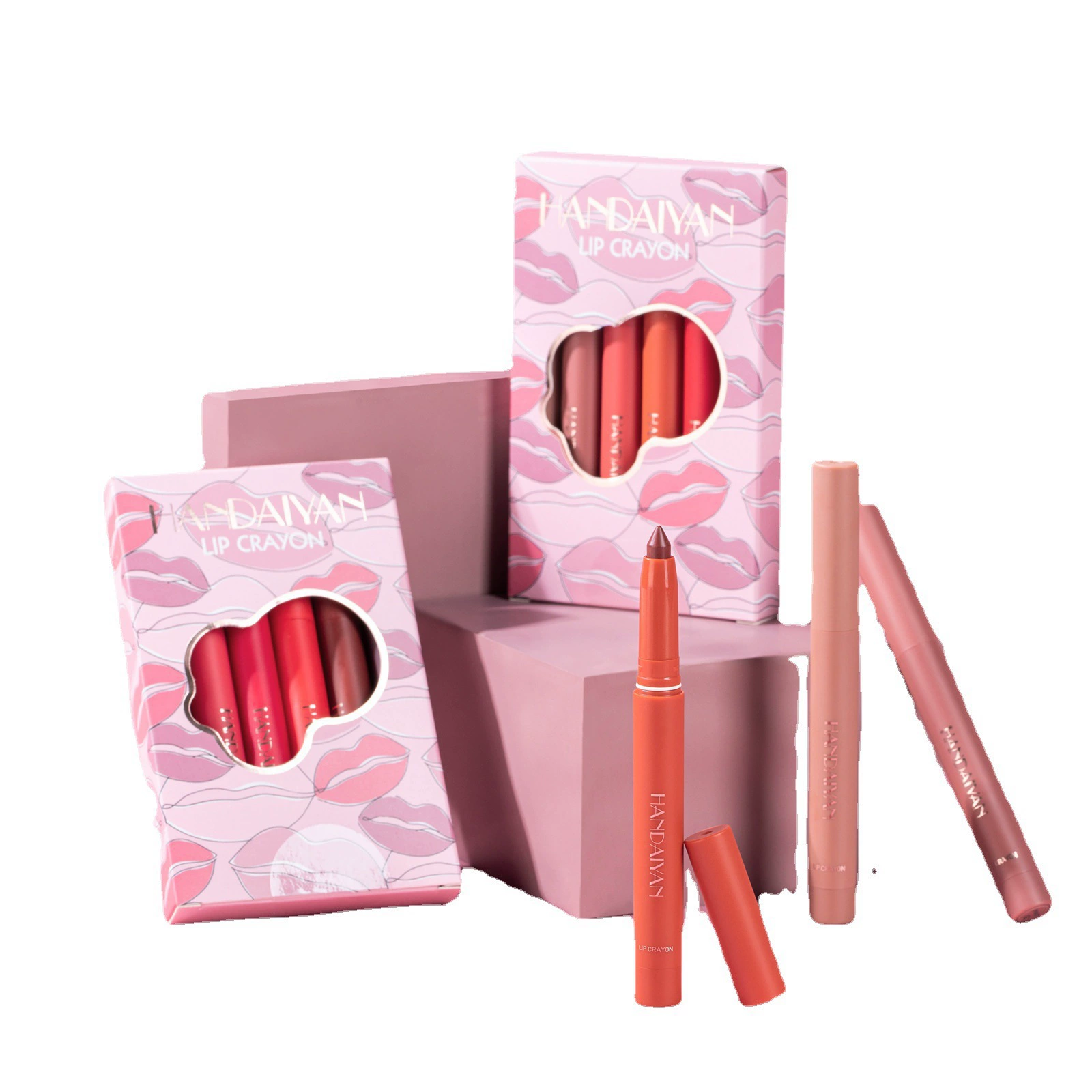 Lipstick, lip pencil, set, Amazon, 6 pieces