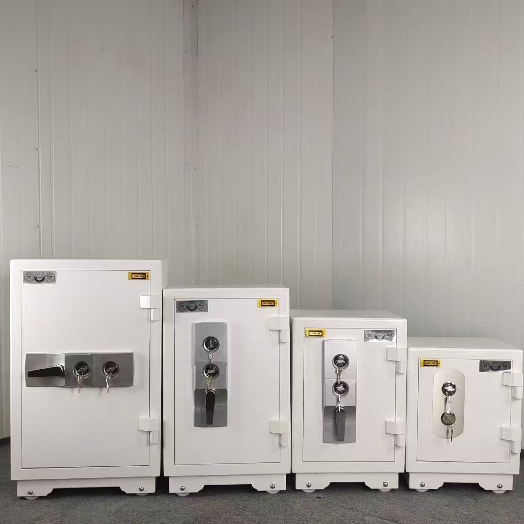 外贸J机械保险箱正品指纹防火防盗家用单位文件重型保险柜80cm高