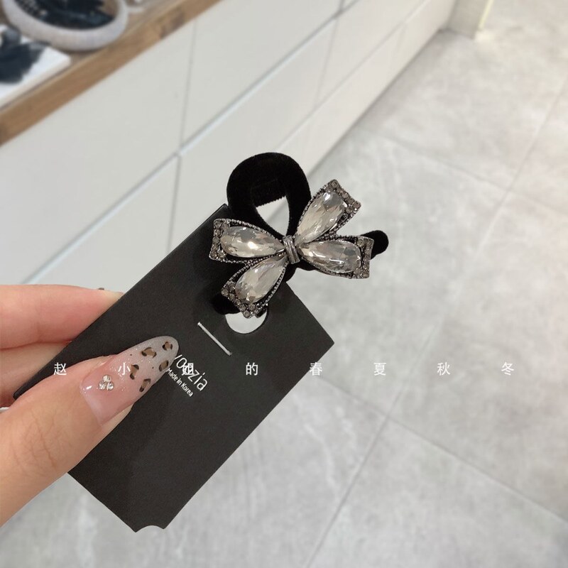 Niche Design Headwear, Korean Hair Accessories, Ins Style Jewelry, Elegant Elegant Clip, Diamond Bow Shark Clip Niche Design Headwear, Korean Hair Accessories, Ins Style Jewelry, Elegant Elegant Clip, Diamond Bow Shark Clip