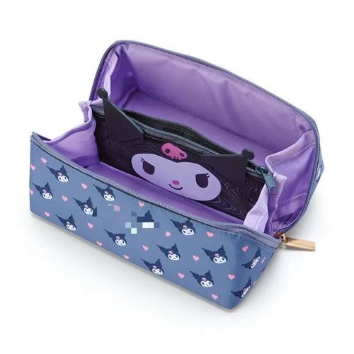 Cute Cartoon Cosmetic Bag Large Capacity Skin Care Product Organizing Bag Little White Dog Student Stationery Pen Bag