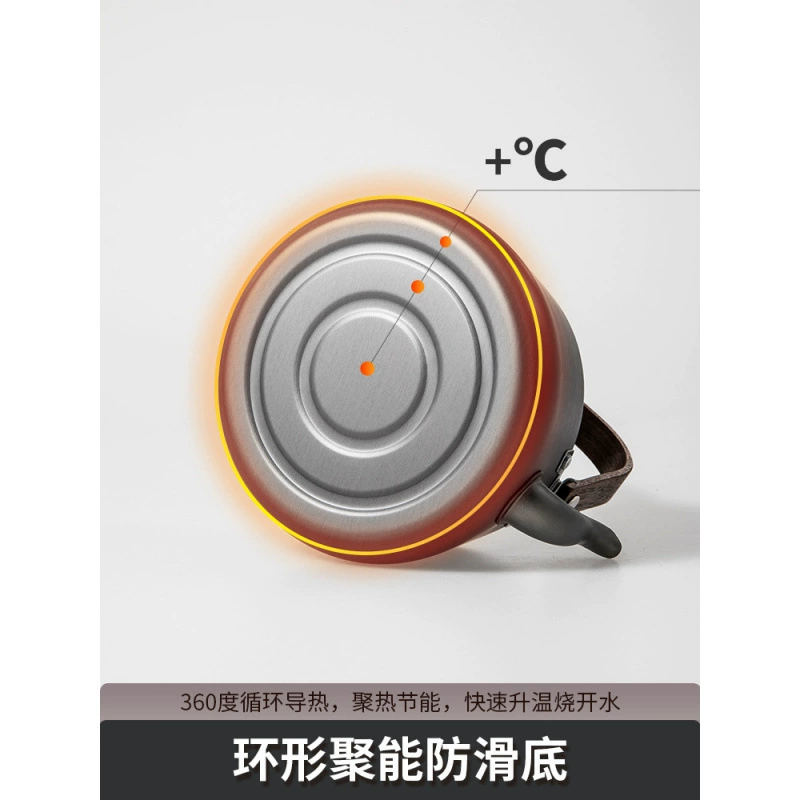 Специальный уличный чайник Beishanlang для приготовления пищи, кемпинга и чайного сервиза с портативной кассетной плитой.