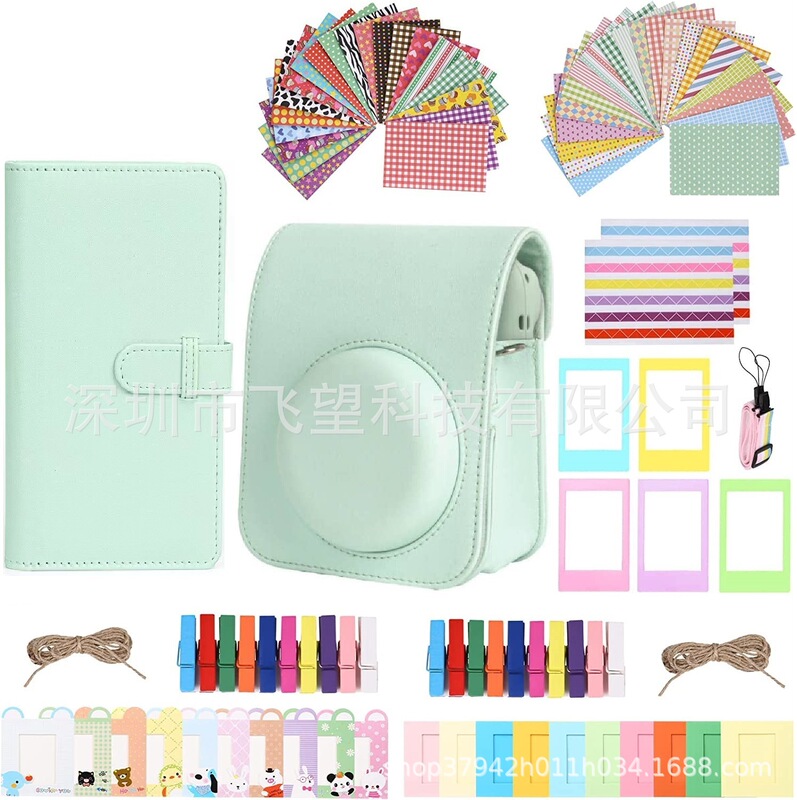 Polaroid instax mini 12 11 9 accessories set 10 in one camera bag 108 pages photo album Frame