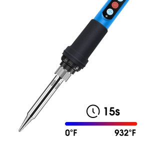 Набор для пайки, паяльник 90W, 110V/220V, быстрое нагревание, ЖК-дисплей, паяльный пистолет, комплект