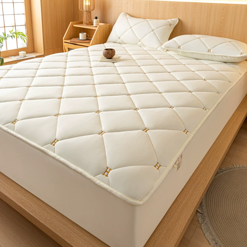 Промытое хлопковое покрывало класса A стеганое покрывало из соевого волокна одиночный матрас Simmons Защитный Чехол нескользящая простыня