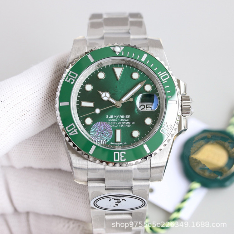 Factory Vs Factory Zf Factory Green Water Ghost Fully Automatic 316 Stainless Steel Luminous Black Ghost Blue Ghost Mechanical Steel Belt Ceramic Ring