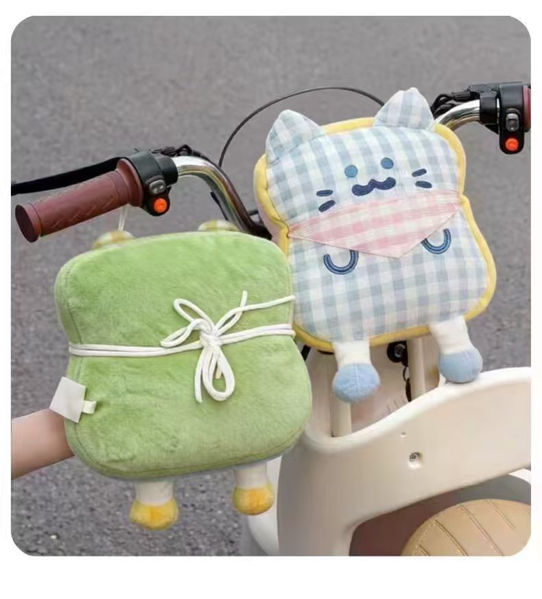 Cartoon Cat Electric Car Child Seat Special Anti-Collision Pad for Babies, Universal Front-Mounted Thick Protective Pad for Electric Vehicles