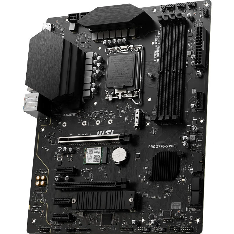Совместимая материнская плата Intel MSI Pro Z790-S WiFi LGA1700 12/13 поколение CPU