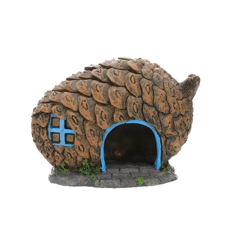 Mascota trepadora, tortuga, terraza trepadora, araña, hámster, lagarto, guardián, serpiente, refugio, decoración de resina, decoración, descanso, decoración, alimentación