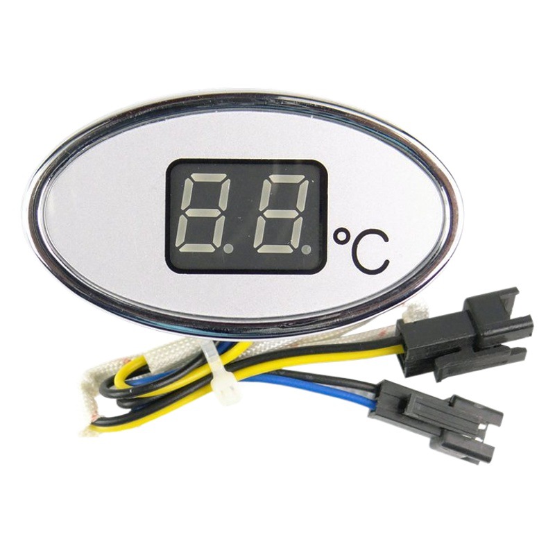 Temperatura del calentador de agua pantalla digital medidor fuerte gas de escape accesorios universales colección completa DC3V gas licuado