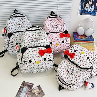 Japanese Style Original Kt Cat Cute Schoolbag Girl Junior High School Student Cartoon Large Capacity Backpack College Student Backpack