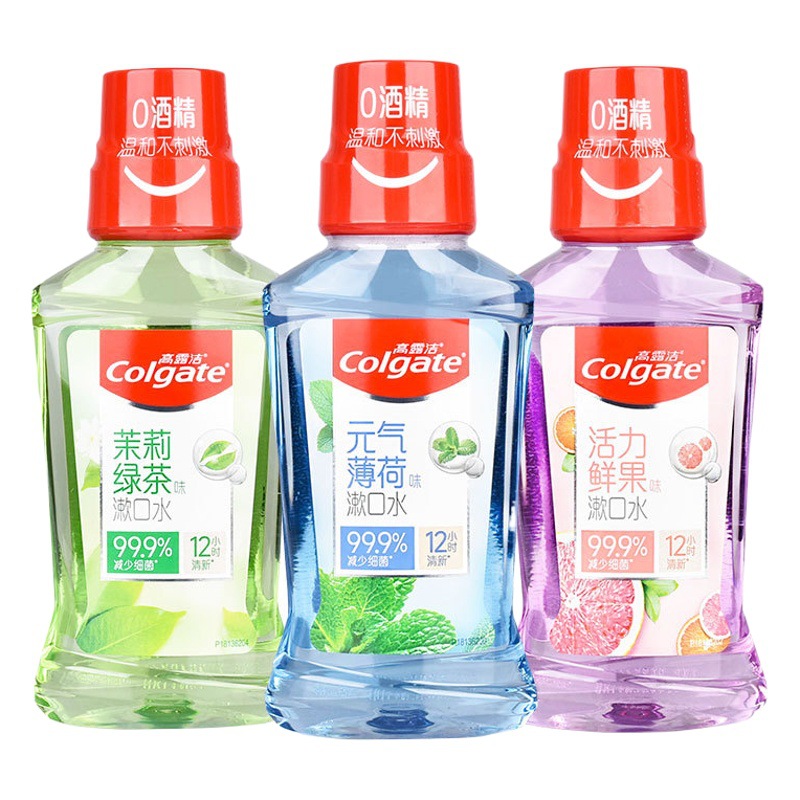 Colgate Mouthwash Fresh Breath Wholesale Bacteria-Reducing Mint Fresh Fruit Jasmine 250ml Oral Cleansing
