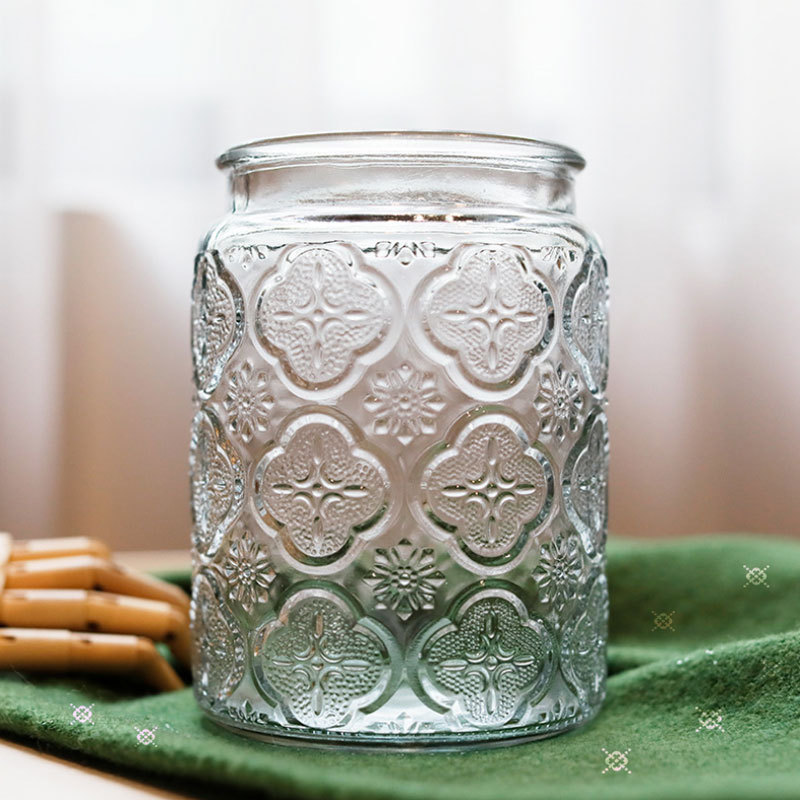 Frasco de almacenamiento retro apto para alimentos, frasco de almacenamiento para granos de café y zumos, frasco sellado, frasco de vidrio para té, transparente