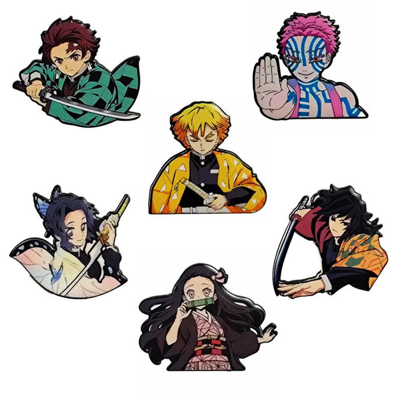 Japanese Anime Demon Slayer Brooch Demon Slayer Corps Tanjiro Zenitsu Cute Badge Cartoon Pin Accessories Japanese Anime Demon Slayer Brooch Demon Slayer Corps Tanjiro Zenitsu Cute Badge Cartoon Pin Accessories