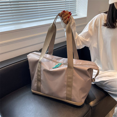 韓国の大容量のシンプルな荷物袋はロゴを印刷できます。
