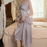 Кружевная сексуальная пижама, сексуальное нижнее белье, весенняя длинная юбка