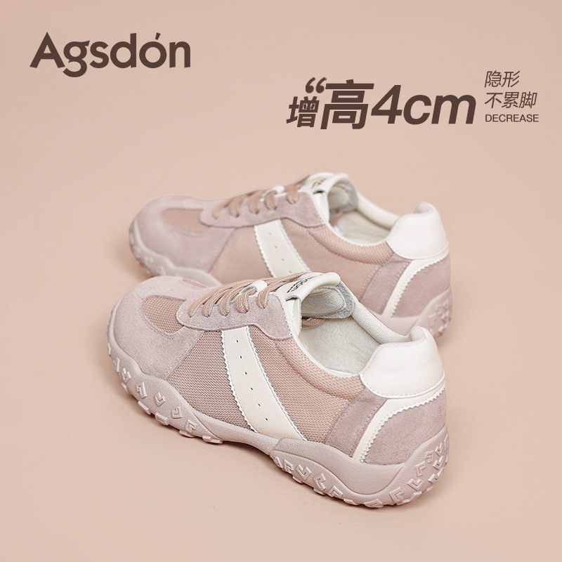 Zapatos de entrenamiento para mujeres 2026 nuevos zapatos de ballet retro de primavera blancos Gump