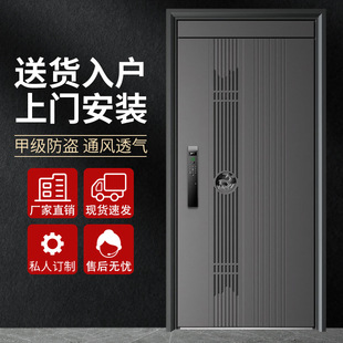 甲级通风透气防盗门门中门加厚入户大门新款大门子母门进户门批发-阿里巴巴