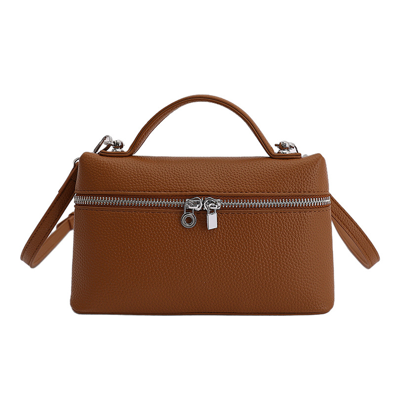 Bolso de mano de nicho retro para mujeres 2026 nuevo estilo extranjero bolso de caja simple bolso de hombro casual de alto nivel bolso de mujer image 14
