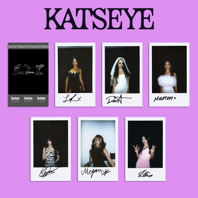 Katseye Cat Eye Polaroid Photo Card Merchandise Special Edition Card Autographed Photo Card