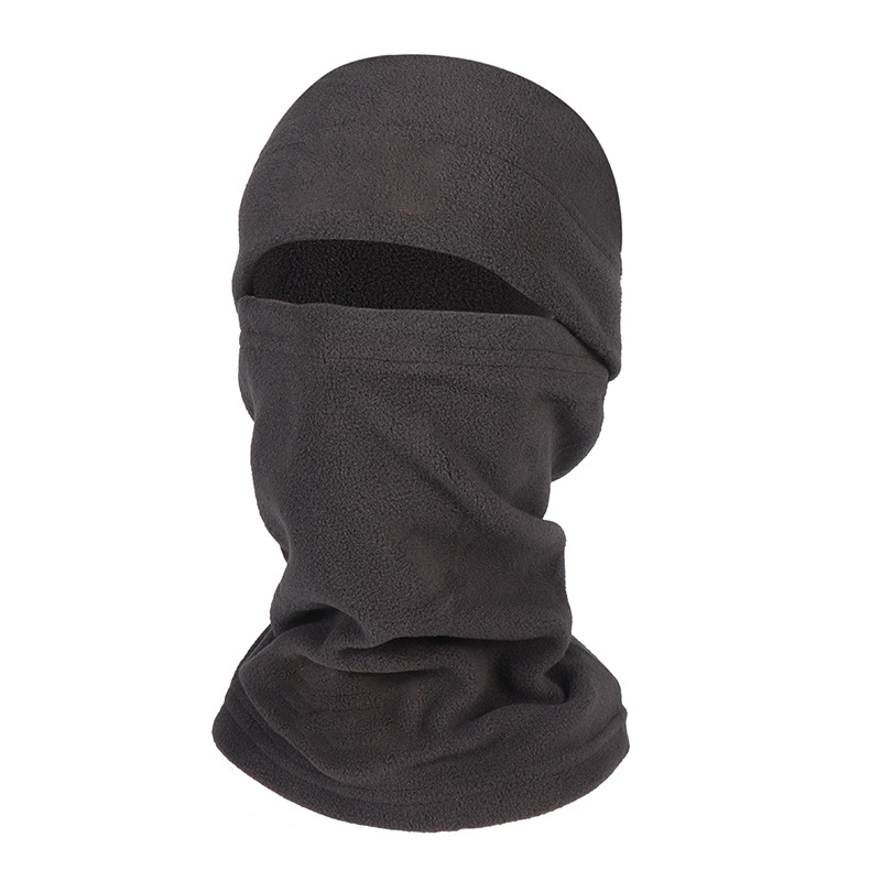 Cabeza caliente otoño y invierno al aire libre máscara de protección contra el frío sombrero bufandas guantes de vello para hombres y mujeres