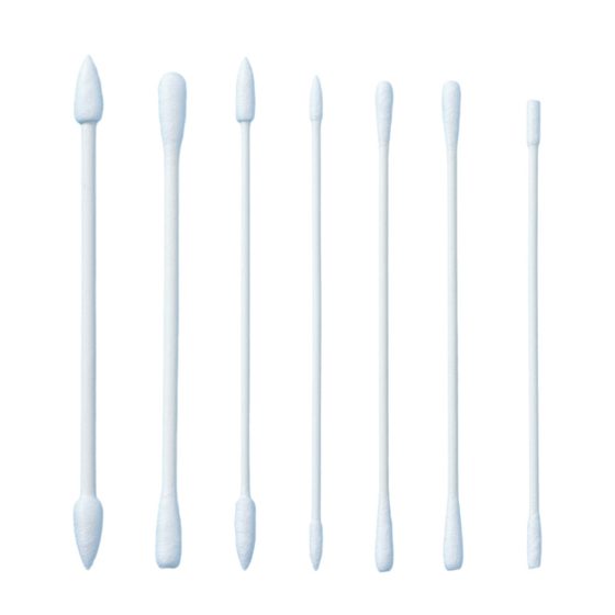 Green dust-free cotton swab huby cotton swab to wipe the microscope precision instrument does not hurt the lens light mouth clean domestic