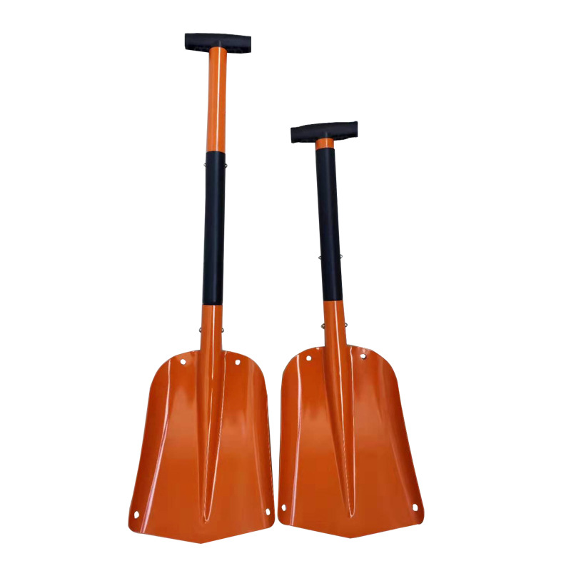 Pala de nieve retráctil de Venta caliente europea y americana invierno buena pala de nieve pala de playa de aleación de aluminio pala de nieve al aire libre