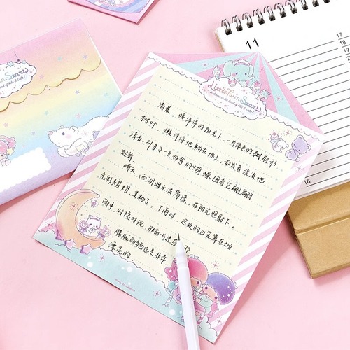Jade Dog Letter Paper Set Melody Cute Girly Heart Cartoon Shaped Note Paper Set Student Letter Paper
