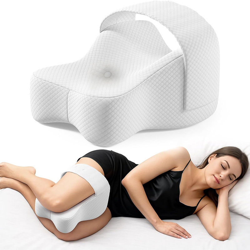 Cross-Border Memory Foam Leg Pillow Slow Rebound Knee Pillow Maternity Pillow Side Sleeping Support Leg Pillow Breathable Pillow