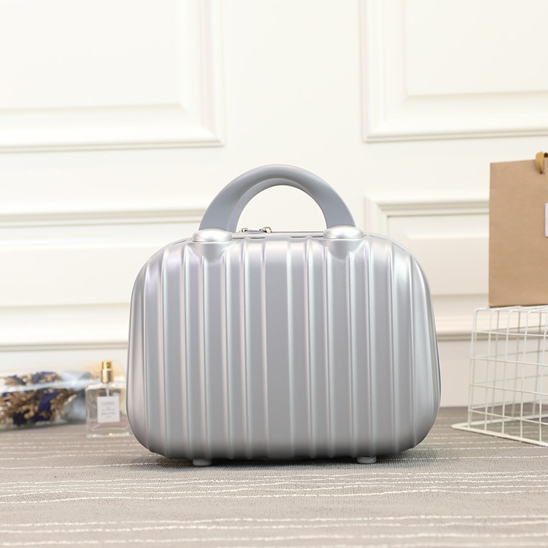 Maletas pequeñas al por mayor, maletas vintage, estuches de cosméticos, cajas de almacenamiento de equipaje, estuches de cuero, estilo lunar de moda