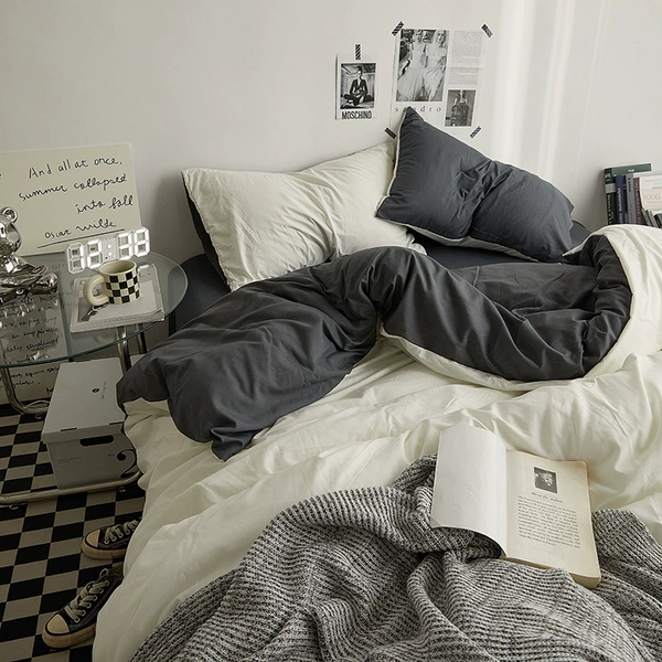 White and blue gray