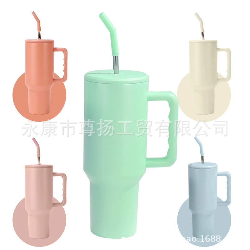 Трансграничный 40oz Три поколения ледяной кубок 304 из нержавеющей стали удобный соломинный стакан