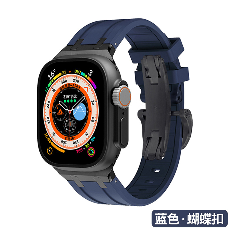 Para Apple iwatch Ultar Apple pulsera s987654 pulsera líquida pulsera de silicona pulsera S11