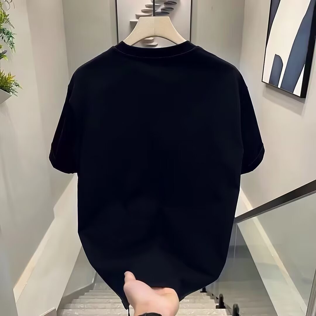 Men's Round Neck T-shirt For Men Premium High End Half Sleeve_voghion.com