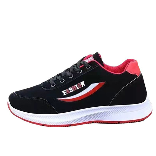 Men's Spring and Summer New Breathable Men's Sports Shoes Korean Style Casual Shoes Korean Style Running Shoes Thick Sole Father's Shoes Men