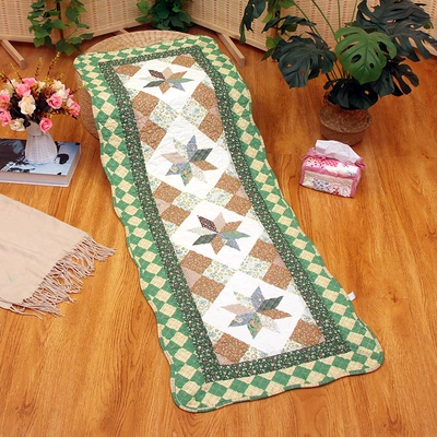Korean Cotton Bedside Mat, Floor Avtomobil döşəmə paspasları - octagonal-bedside-mat-or-car-mat-for-rear-seat-50x135cm