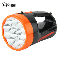 消防演习15LED巡逻矿灯消防手提探照灯充电手电筒家用应急野营灯