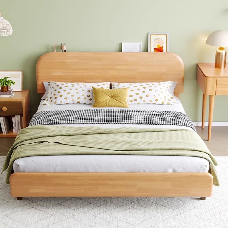 All Solid Wood Children's Beds Boys and Girls Beds Modern Simple 1.5m Bedroom Princess Beds 1.2m Home Single Beds