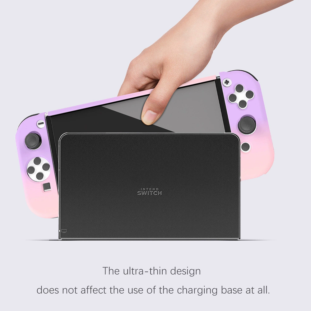 Совместимый набор защиты Nintendo Switch — защита от царапин, глянцевое ощущение градиента, пакет хранения Switch, защитный чехол