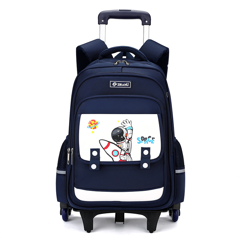 Mochila de pescado natural para niños, escolares de primaria para niños, 1 - 3 - 6 grados, caja de tracción, mochila de niños, escaleras impermeables