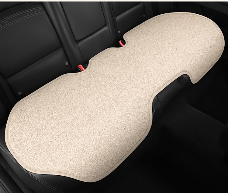 New Plush Car Seat Cushion with the Word "Fu" for Good Luck and Good Luck Embroidered Seat Cushion Car Winter Non-Slip Warm Car Seat Cushion