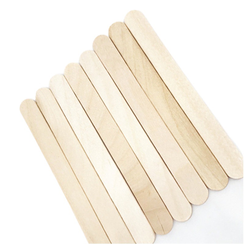 Ice cream stick popsicle stick ice cream stick ice cream stick popsicle stick tongue pressing stick ice cream stick handmade wood chip factory straight hair