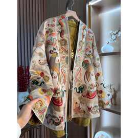 新中式女装轻奢高端高级感上衣轻国风重工刺绣外套女新款秋季