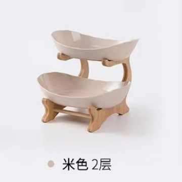 Plato de frutas multicapa transfronterizo, mesa de té de sala de estar, plato de refrigerios, plato de frutas para refrigerios, plato de dulces, plato de frutas para bocadillos