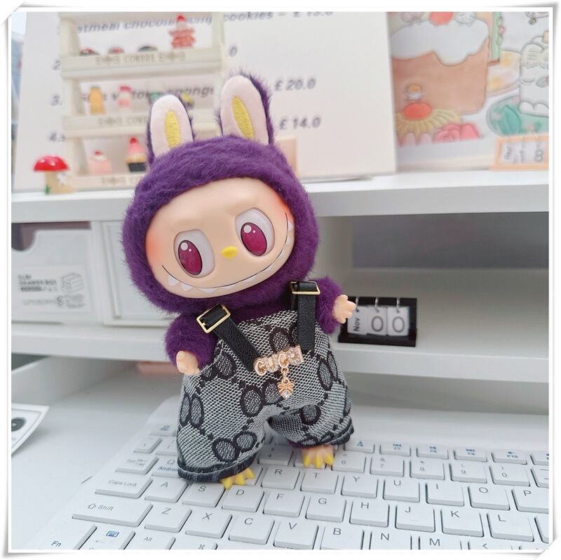 第一世代と第二世代のラブブ服ペンダント 17 センチメートルラブブ座りパーティーベビー服人形かわいいスーツ在庫あり|undefined