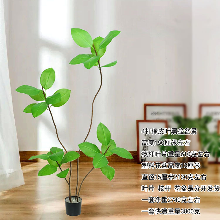 Plantas de simulación bonsai decoración interior y exterior plantación verde plantación de bambú simulación de plantación en maceta plantación de dormitorio plantación de suelo image 23