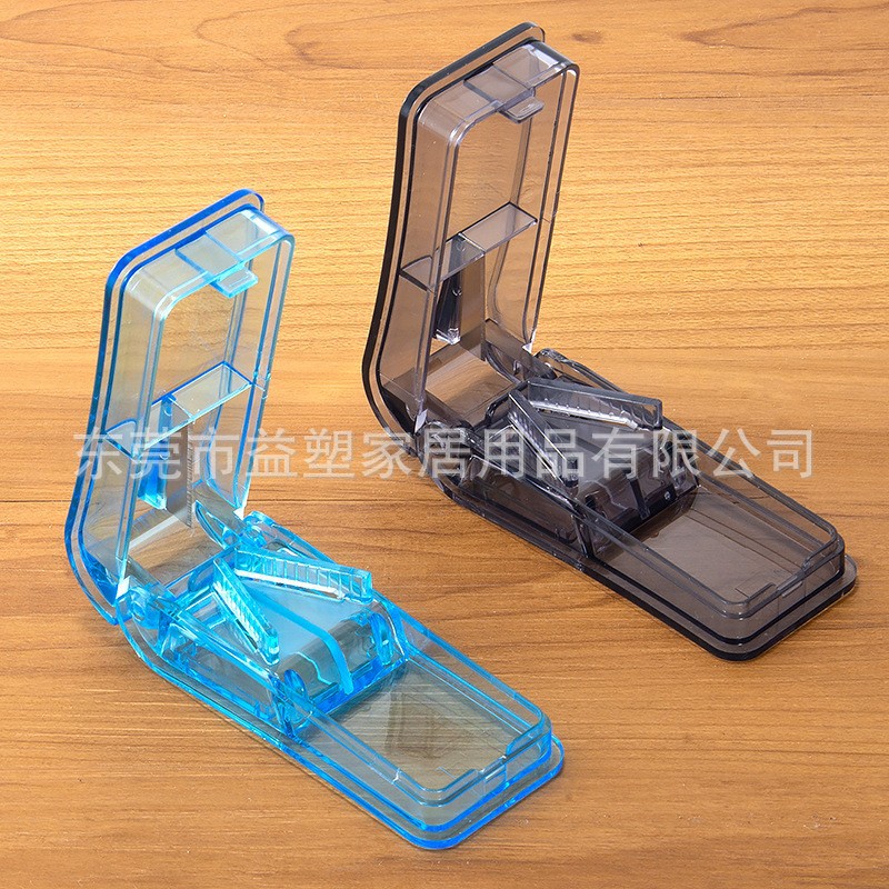 Pill Cutter and Organizer for Medication, Two-In-One Travel-Friendly Pill Cutter Storage Box